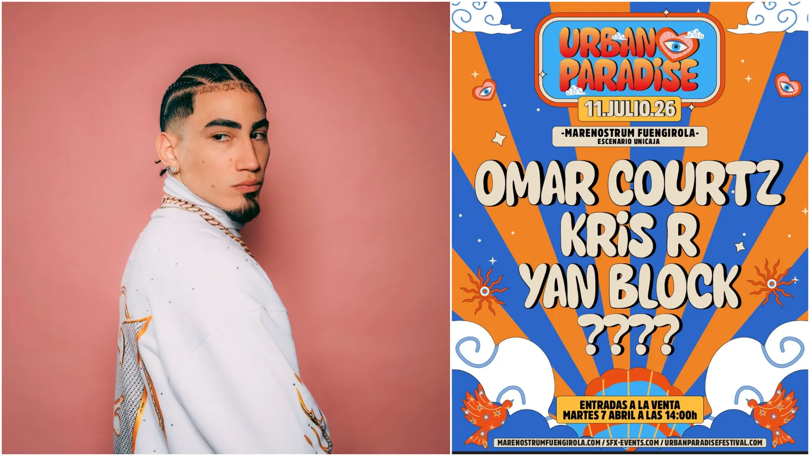 Nace 'Urban Paradise', el nuevo festival de Marenostrum Fuengirola que trae a Málaga a Omar Courtz, Kris R, Yan Block y un 