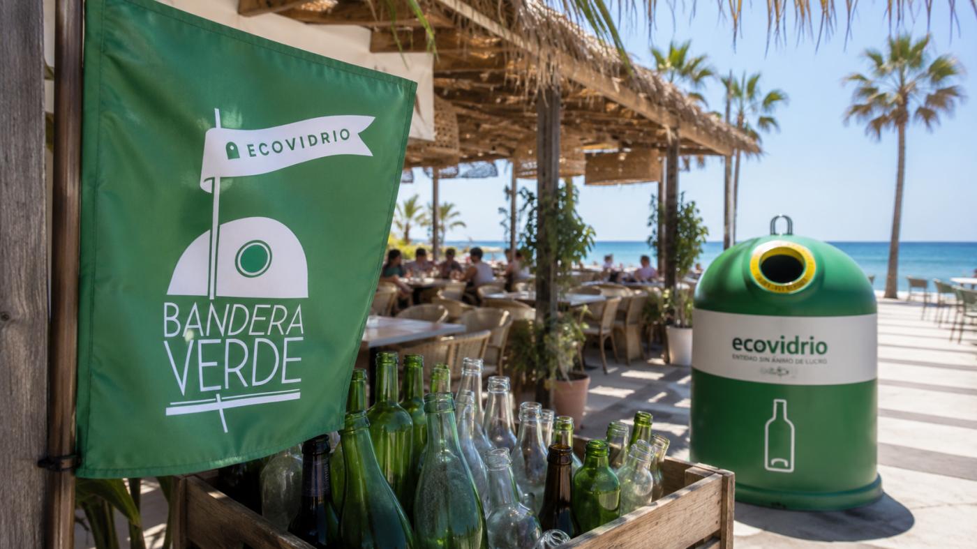 Más de 100 bares y restaurantes de Vélez-Málaga se suman al reto del reciclaje de vidrio