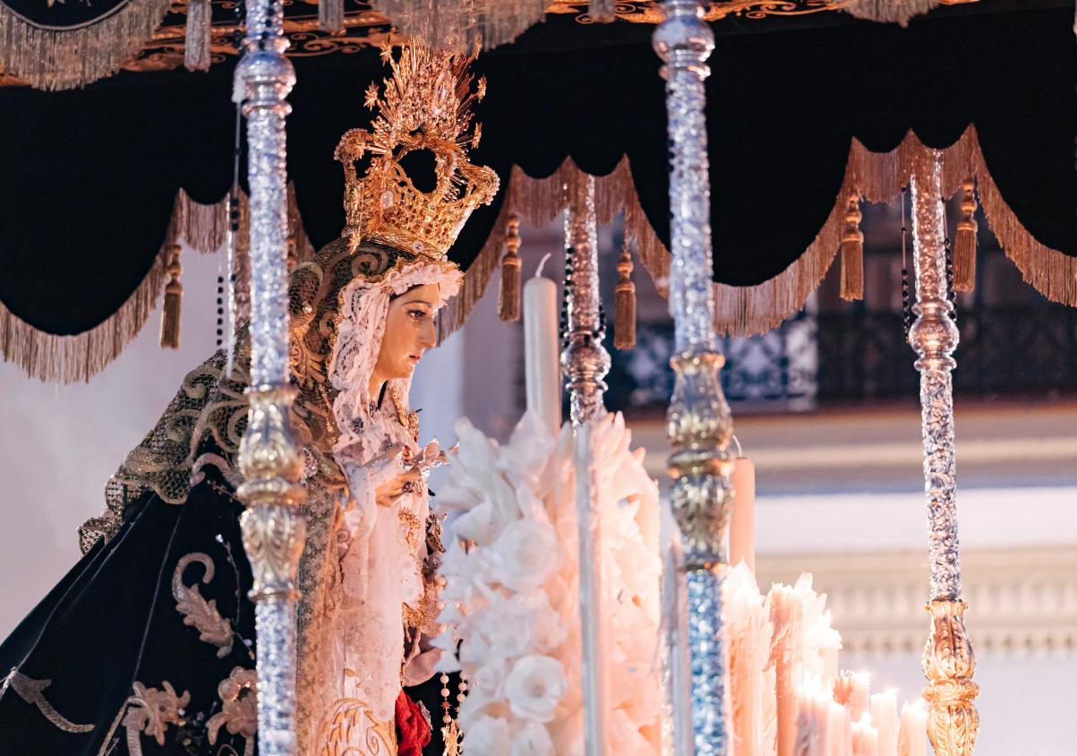 Álora’s Virgen de los Dolores Returns to Her Church This Saturday After Restoration