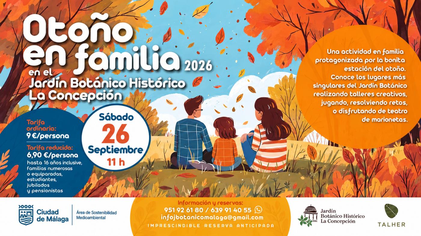 An Autumn Family Day at Málaga’s Botanical Garden: Games, Nature and Gardening