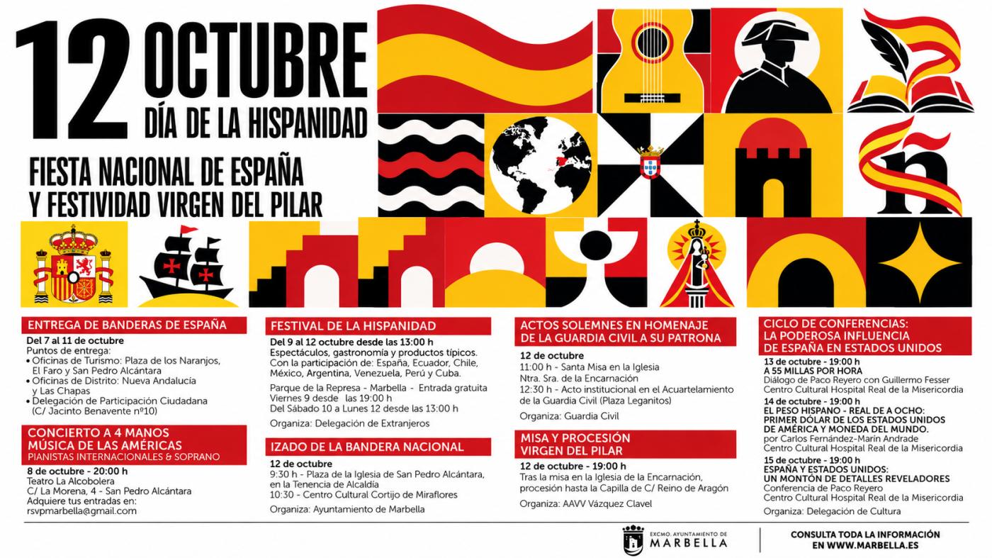 Hispanic Day in Marbella 2026: Programme, Times and Activities