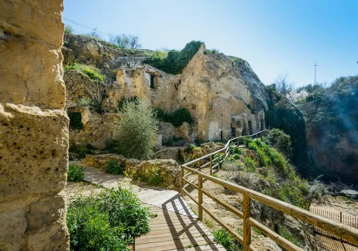 The Hidden Corner Among Málaga’s Olive Groves with a Ruined Convent and a Rock-Cut Church