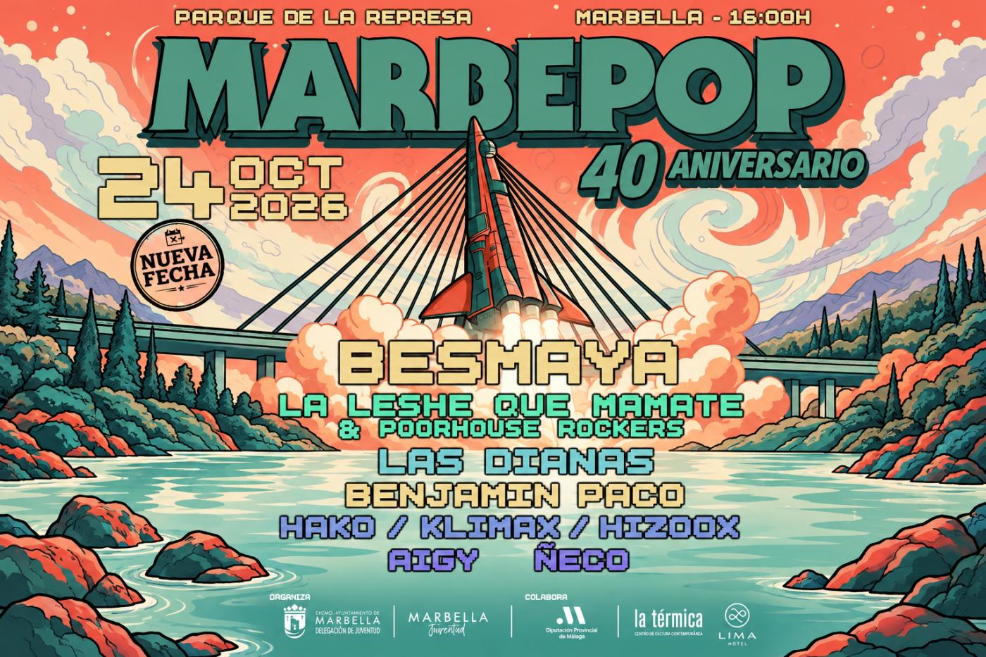 Besmaya Headlines Marbepop’s 40th-Anniversary Festival in Marbella