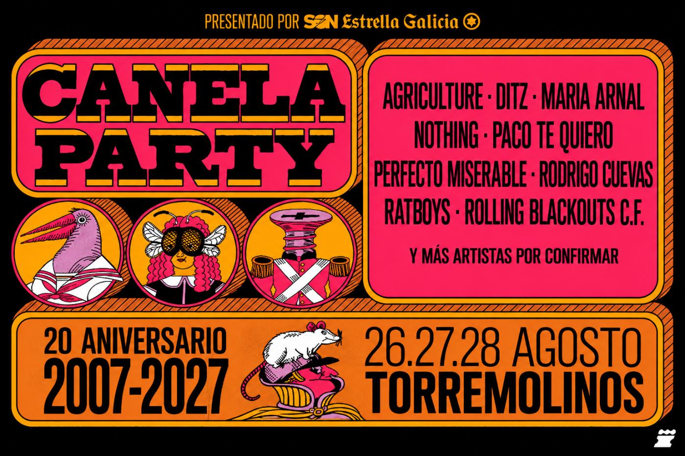 CanelaParty 2027 Celebrates Its 20th Anniversary with Rodrigo Cuevas, Maria Arnal, Nothing and Ratboys