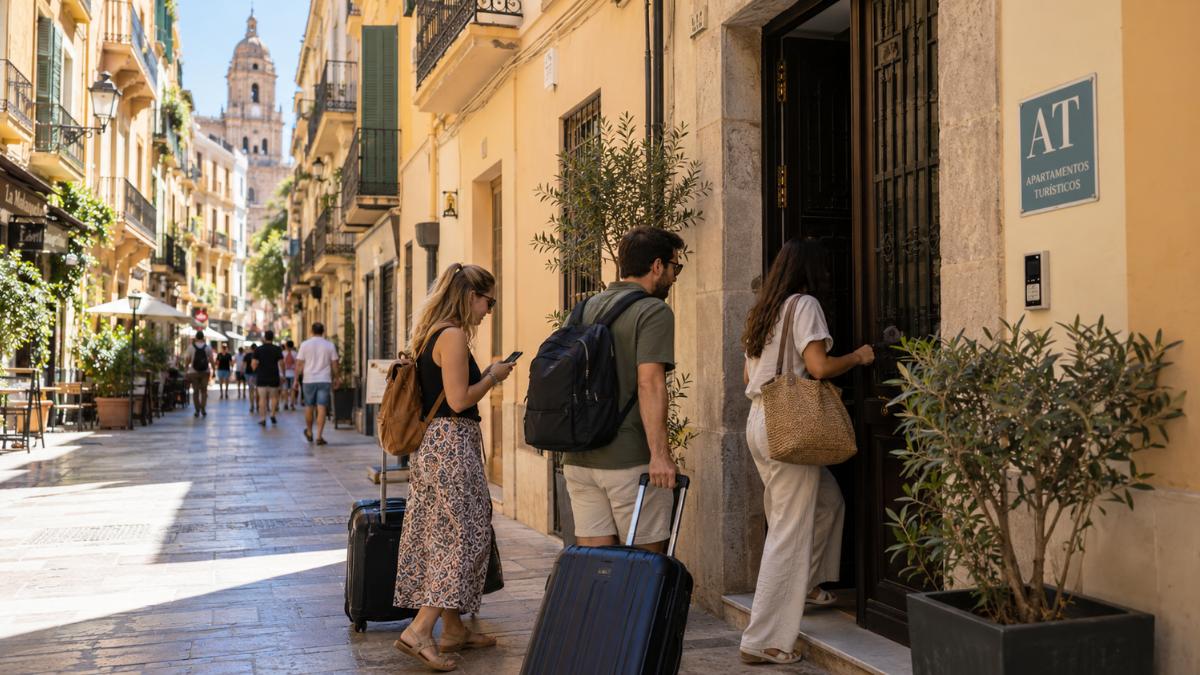 The Málaga streets with the highest concentration of holiday rentals