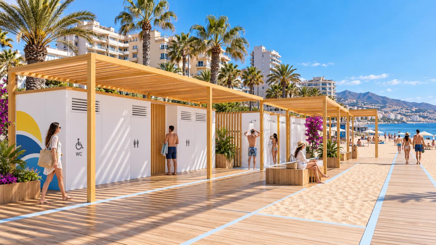 Torremolinos transformará diez zonas de playa con nuevos aseos, pasarelas y espacios de sombra
