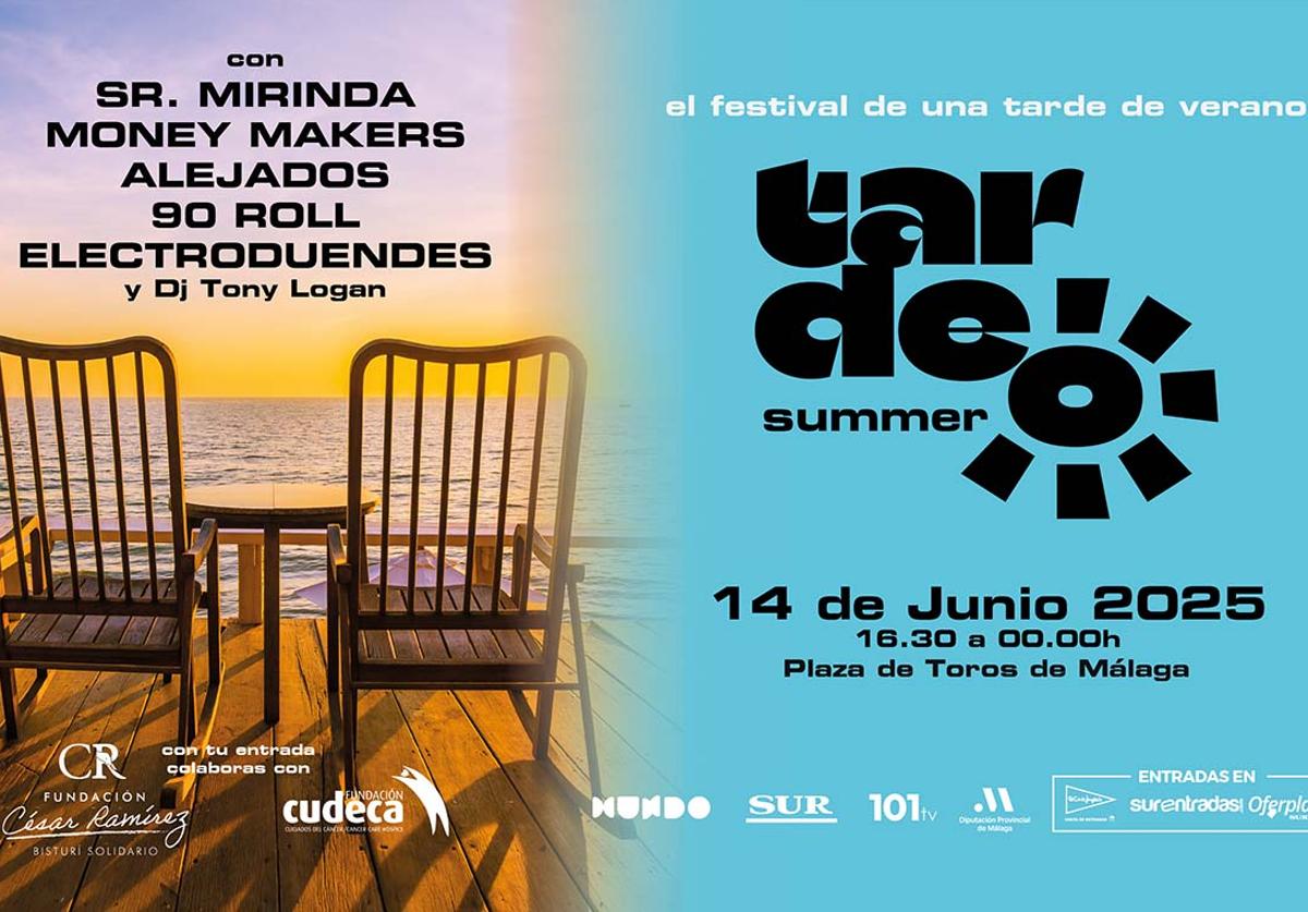 Llega Tardeo Summer, el gran festival para dar la bienvenida al verano en Málaga