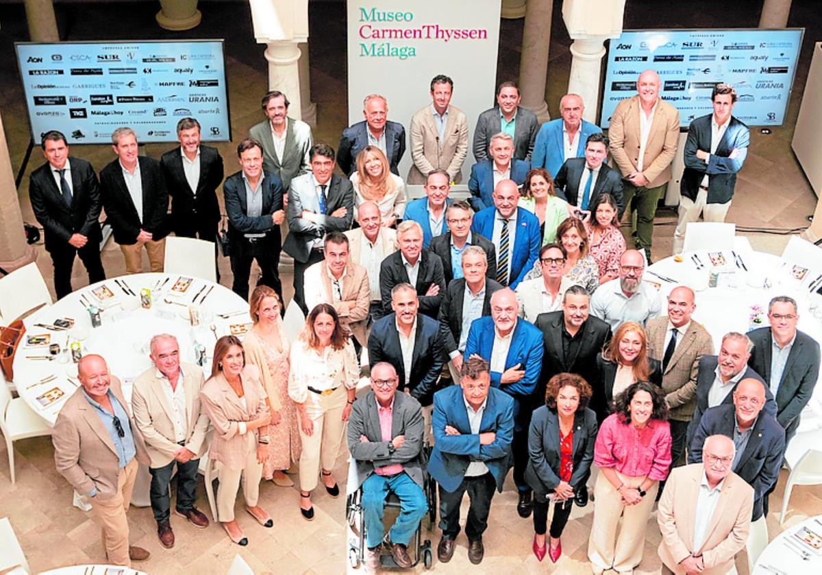 El Museo Carmen Thyssen Málaga reconoce el apoyo del sector empresarial