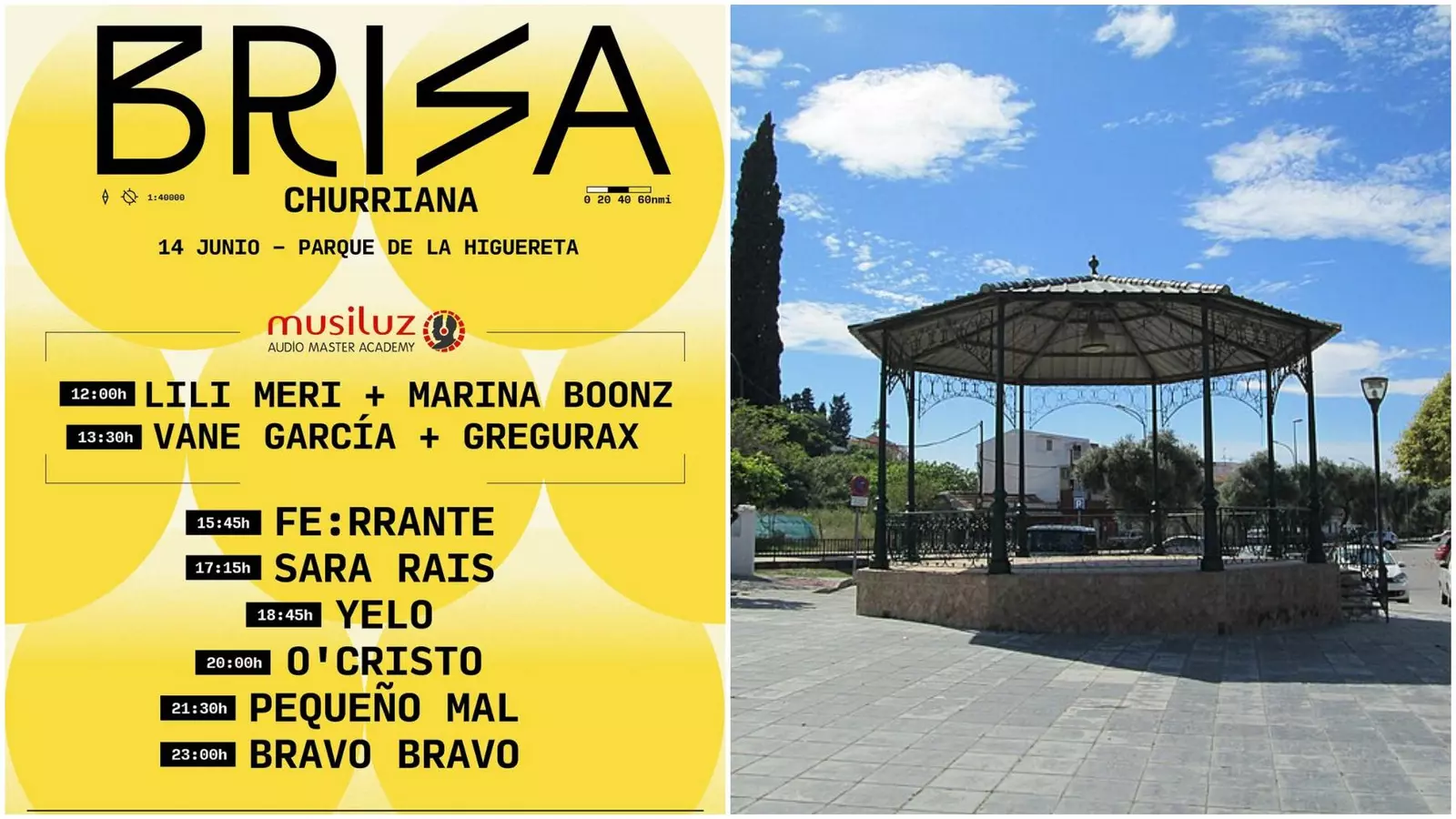 Churriana acoge este sábado un nuevo 'Brisa en tu barrio': toda la programación de conciertos al aire libre
