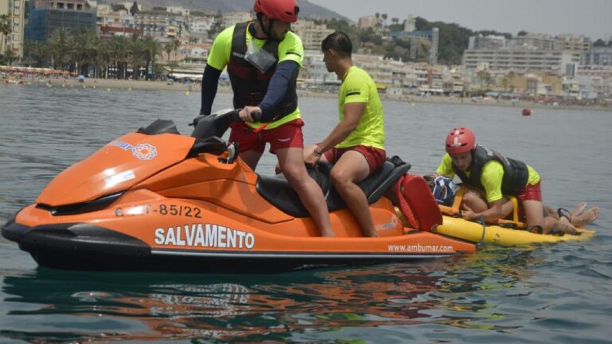 Torremolinos pone a punto su dispositivo de socorrismo con dos simulacros