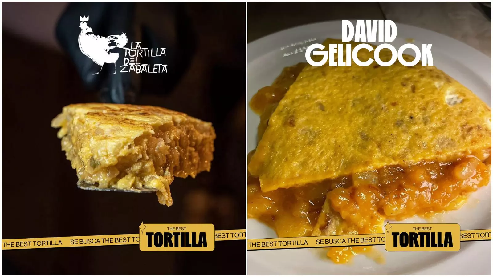 Las dos tortillas de patatas que enamoraron a 60.000 malagueños en The Best Tortilla