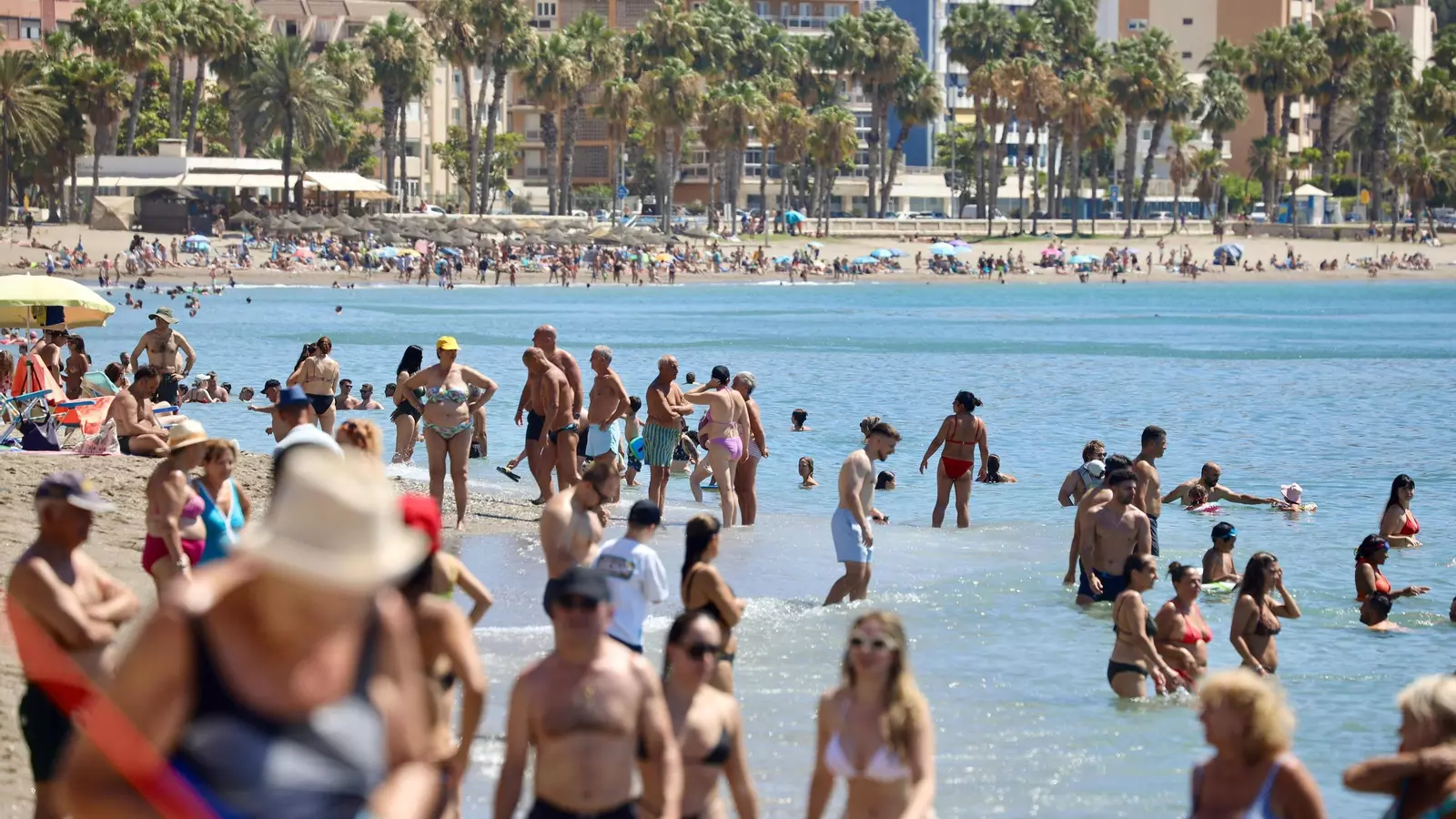 Estepona (38,9º) y Vélez-Málaga (38,3º) marcan las máximas de la provincia este sábado