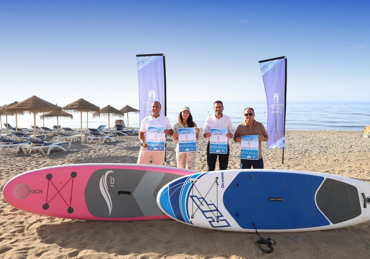 San Pedro Alcántara organiza una jornada gratuita de bautismo de paddle surf