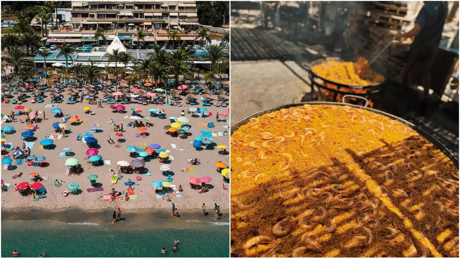 El chiringuito a pie de una de las playas más famosas de Málaga, protagonista en 'Verano Azul' y que prepara uno de los mejores arroces con fuego de leña