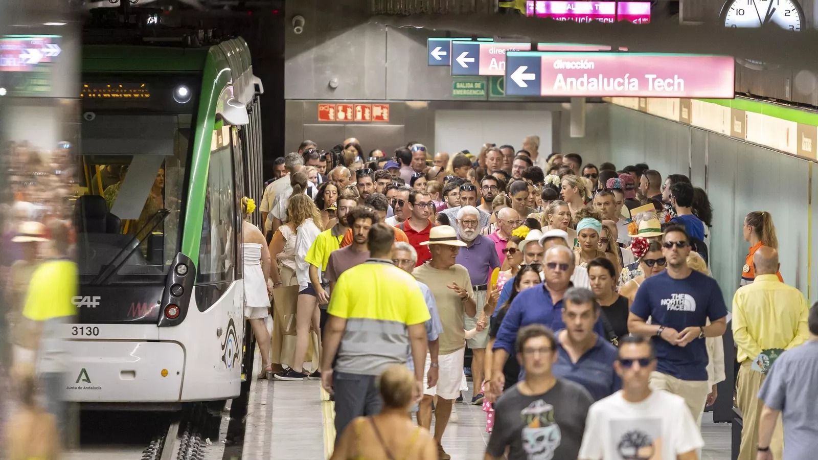 Horario del Metro durante la Feria de Málaga
