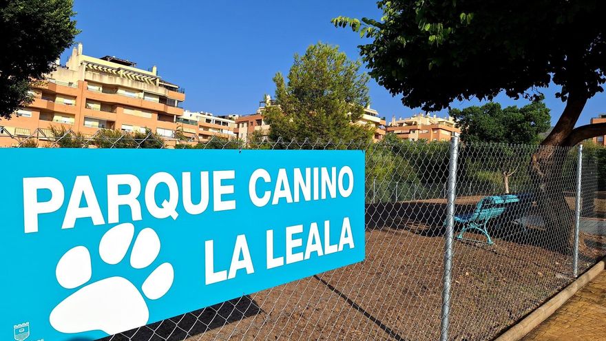 Torremolinos inaugura un parque canino en la zona de La Leala