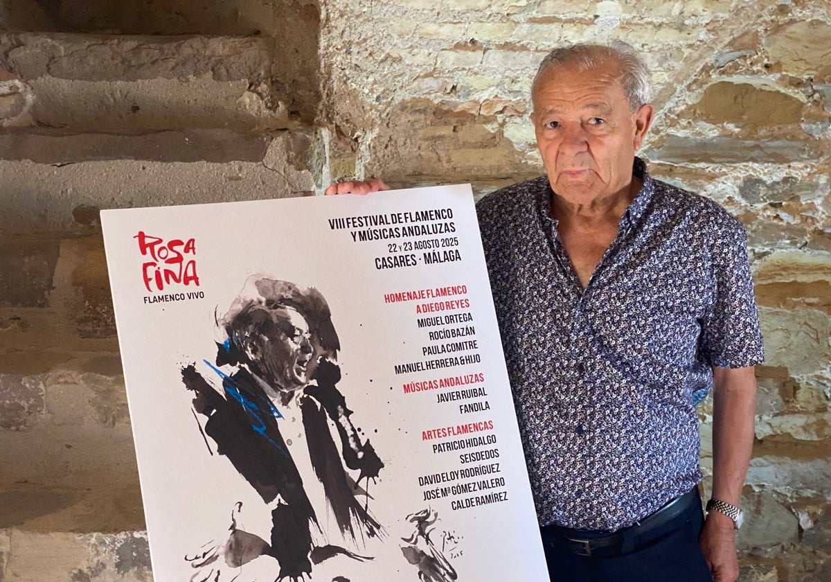 Diego Reyes centra el homenaje del Festival Flamenco Rosa Fina de Casares