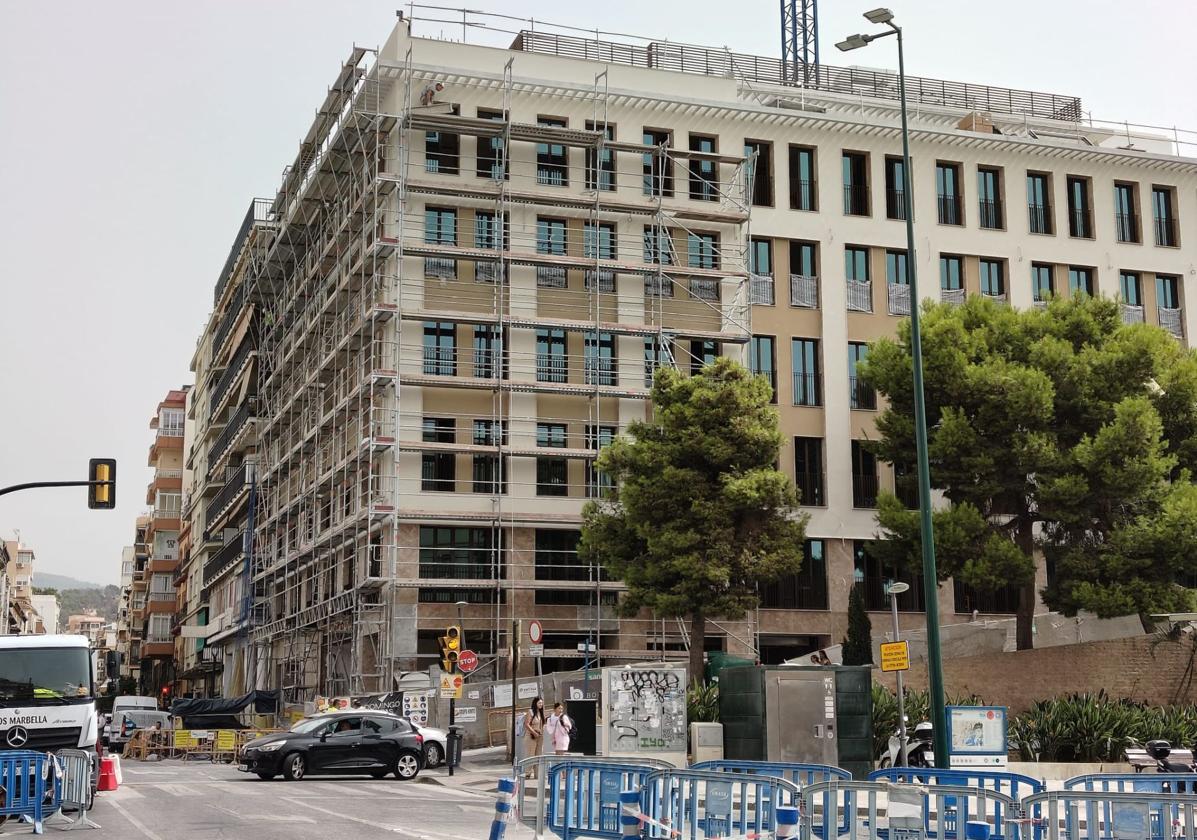 El hotel de Piqué en Málaga muestra ya su cara