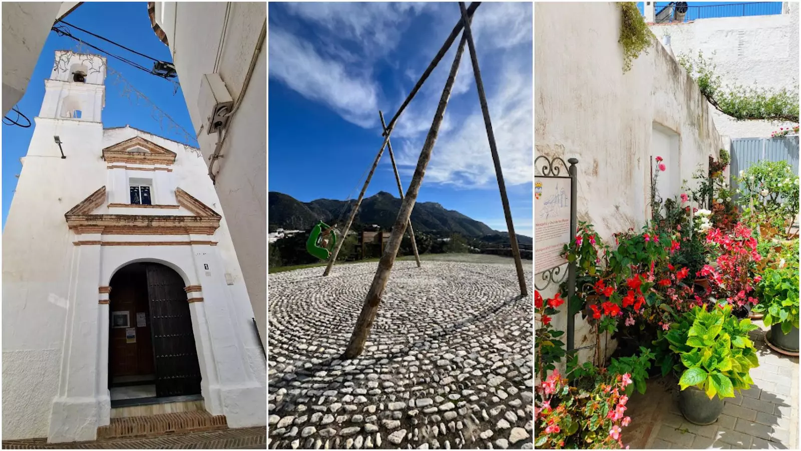Este es uno de los pueblos más fresquitos de Málaga para acabar el verano: conserva una torre de la época nazarí y tiene un columpio gigante