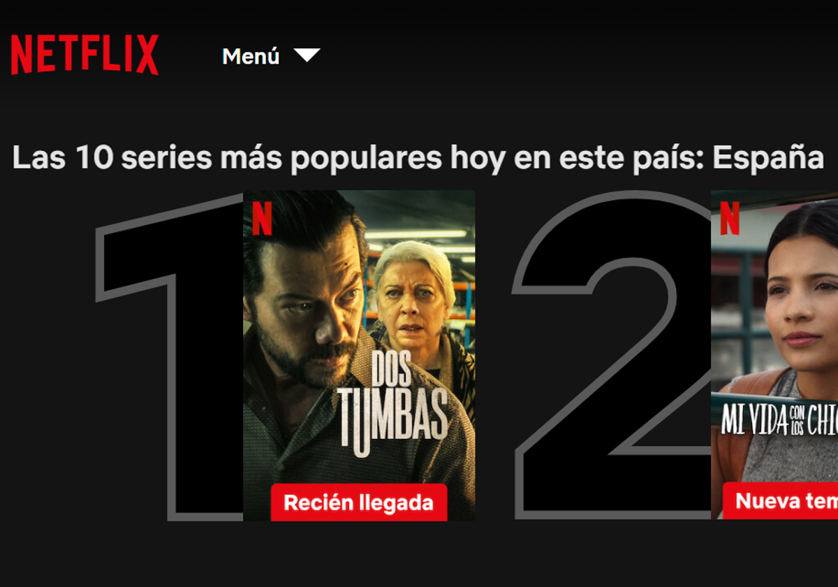 'Dos tumbas', la serie de Netflix rodada en Málaga, ya es número 1 en España